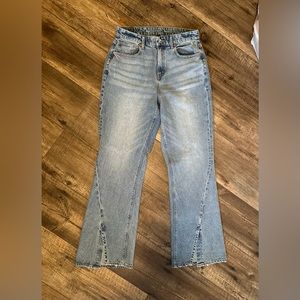 American Eagle jeans size 10- flare/bootcut. Split ends. Never worn!